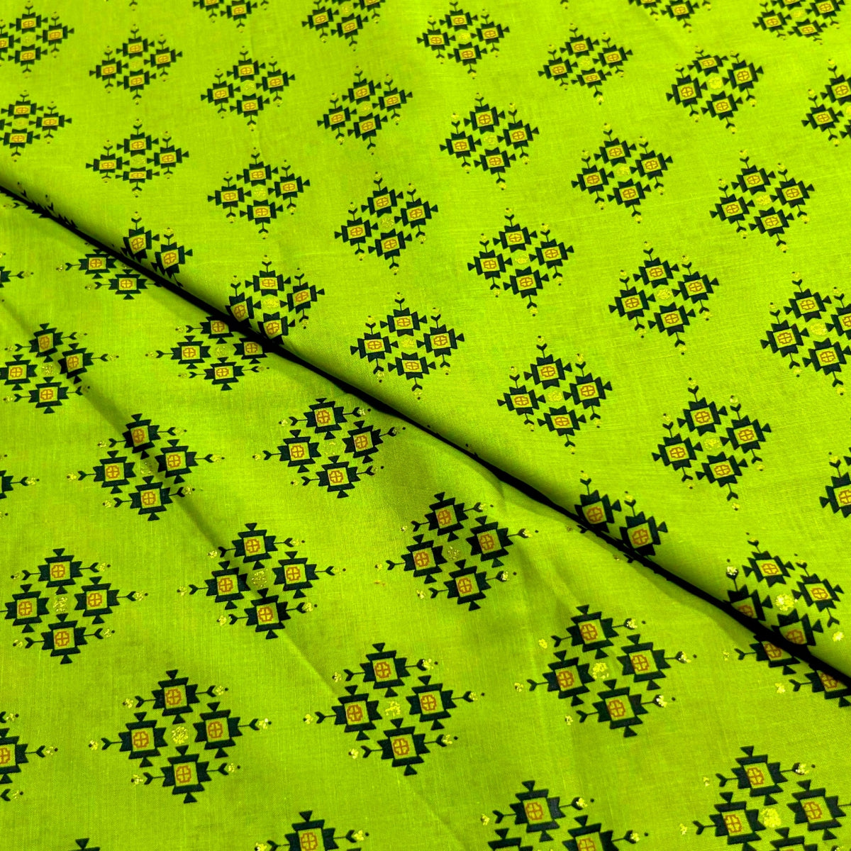 2 Piece Broshia Lawn - Gold (LNB1001-2P)