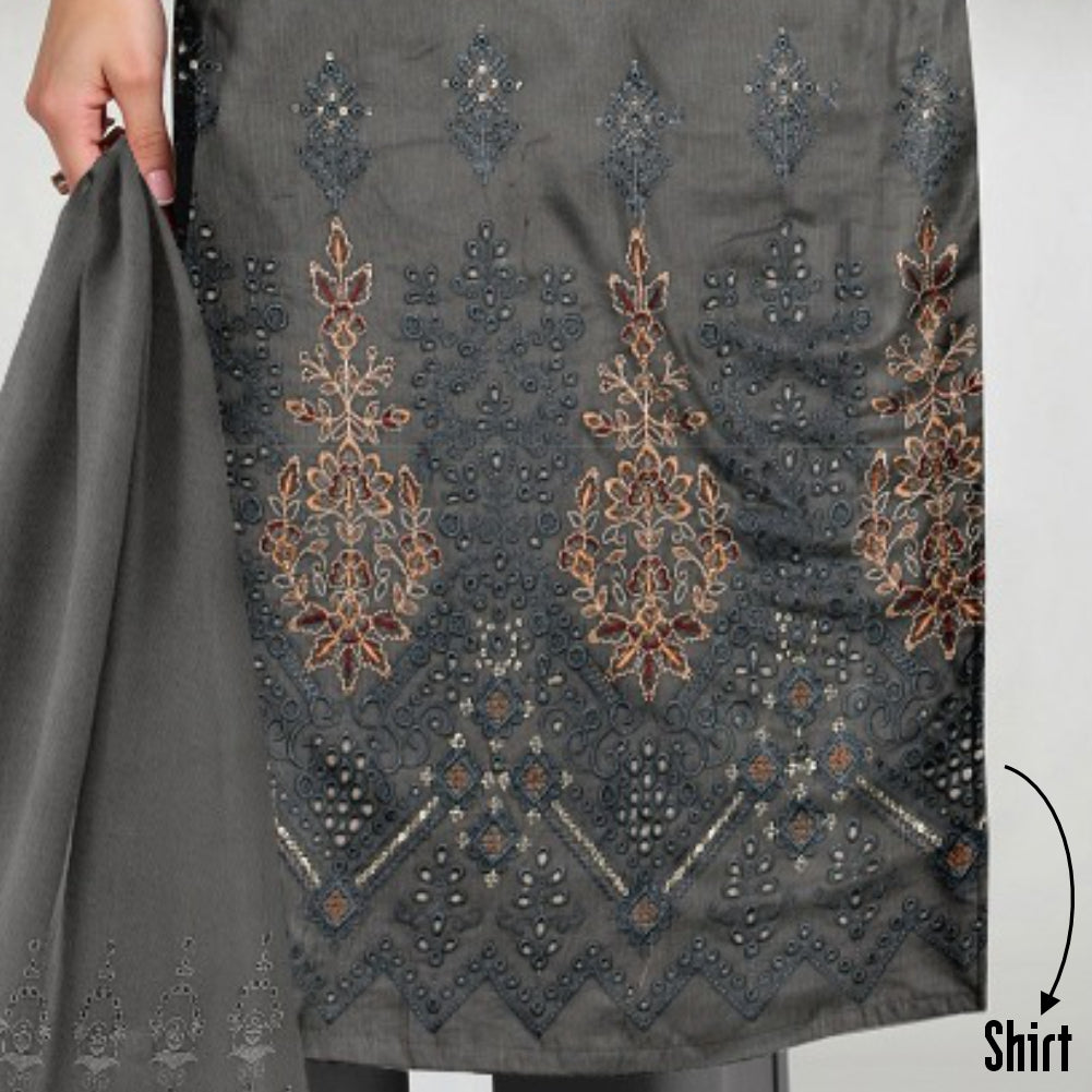 3 Piece Lawn Embroidered Suit (LNE1001-3P)