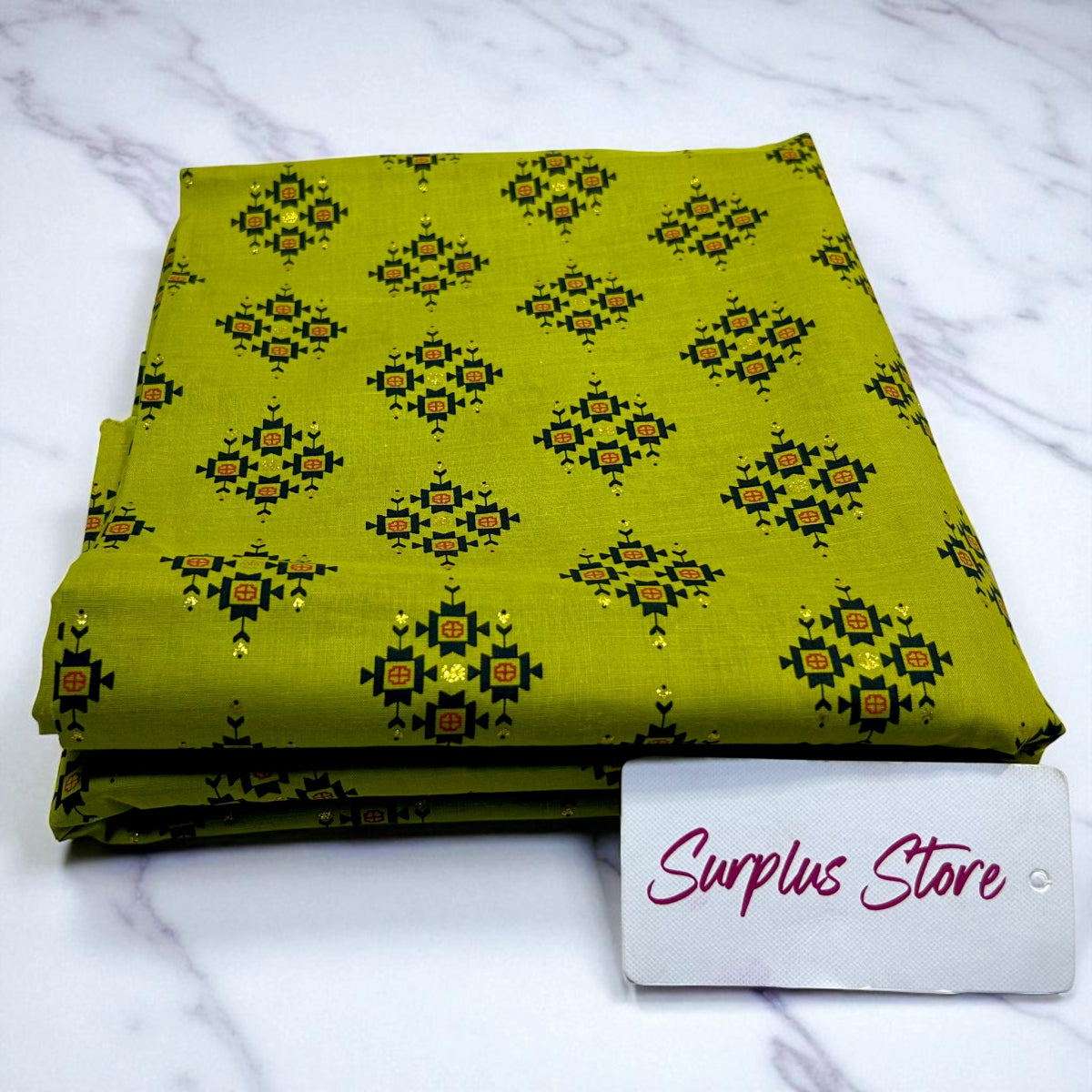 2 Piece Broshia Lawn - Gold (LNB1001-2P)