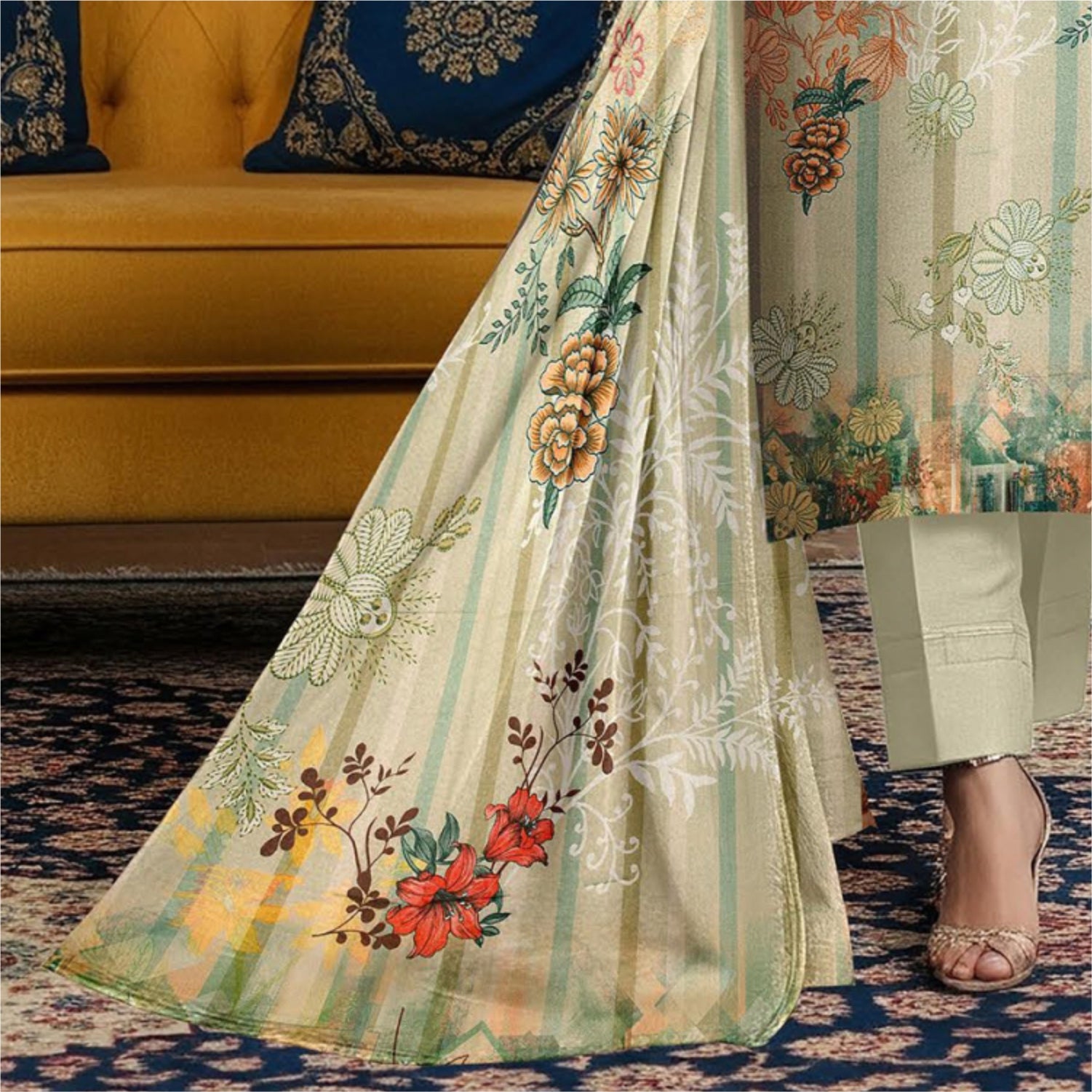 3 Piece Karandi Digital Suit (KRD007-3P)