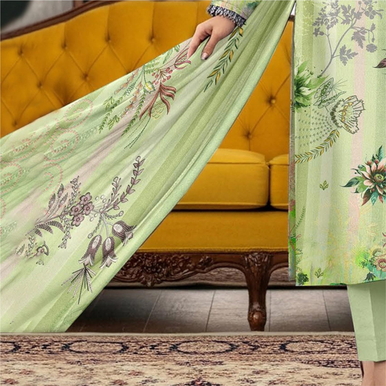 3 Piece Karandi Digital Suit (KRD004-3P)