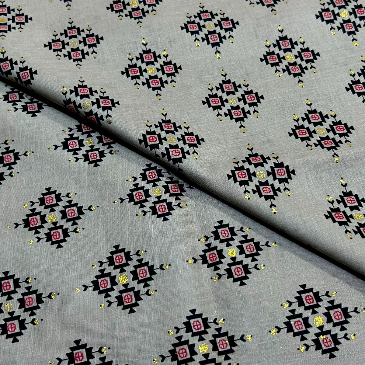 2 Piece Broshia Lawn - Gold (LNB1003-2P)