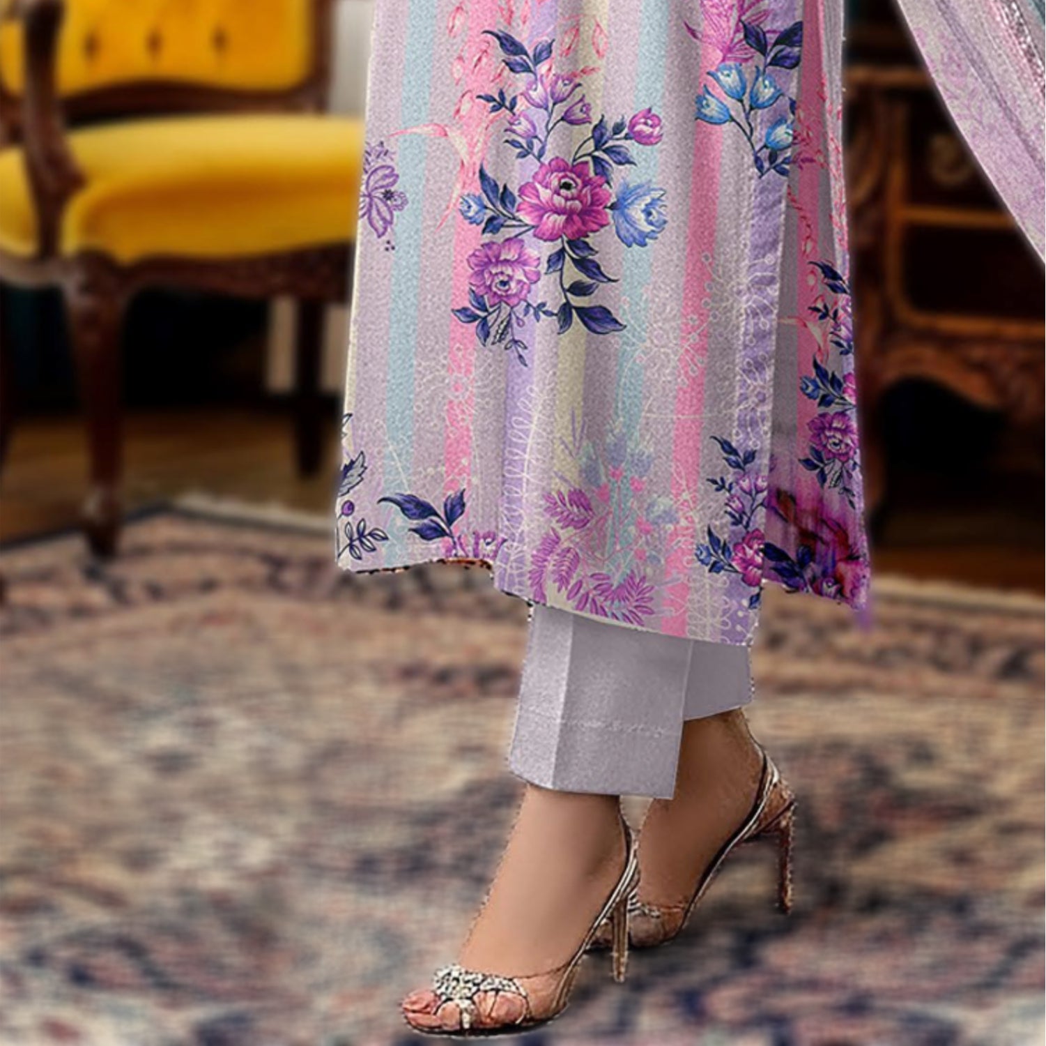 3 Piece Karandi Digital Suit (KRD005-3P)