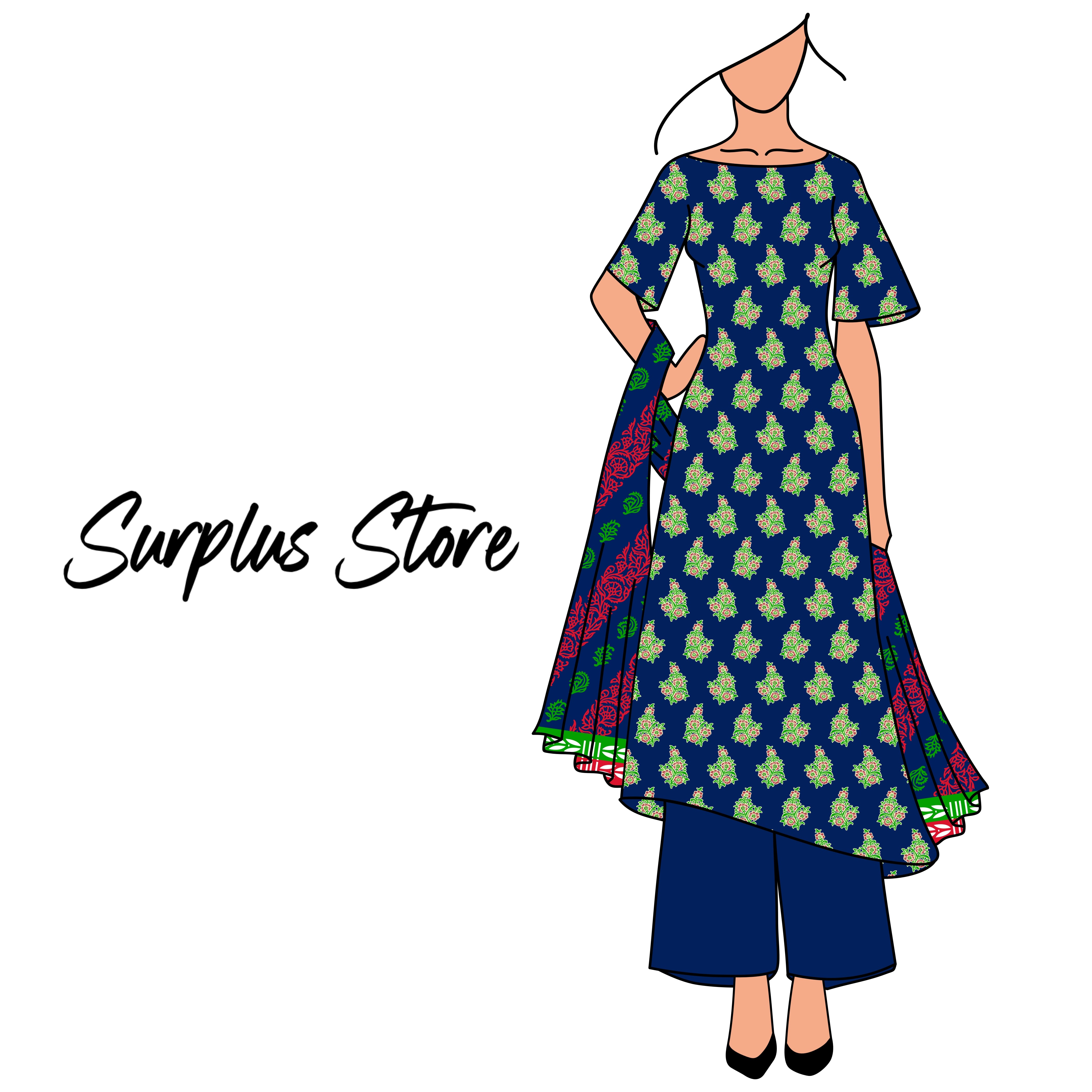 3 Piece Unstitched Textured Printed Lawn Suit (LD004-3P)