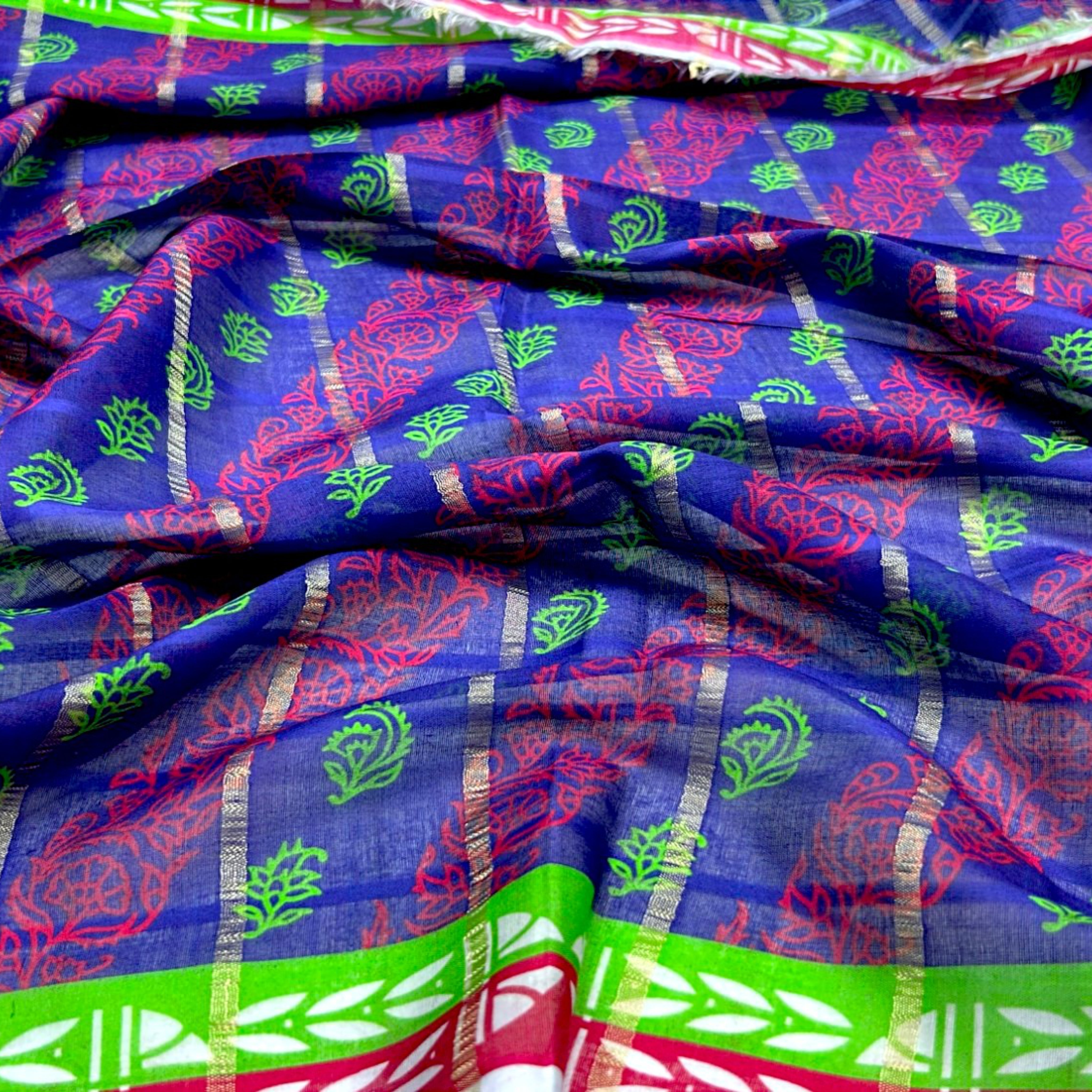 3 Piece Unstitched Textured Printed Lawn Suit (LD004-3P)