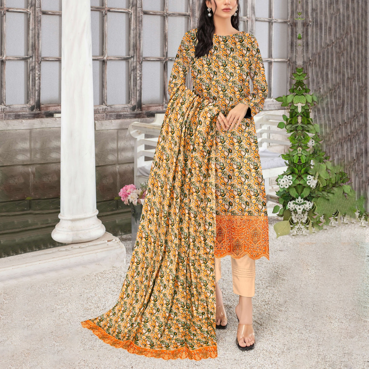 3 Piece Linen Suit Vol-2 (LND013-3P)