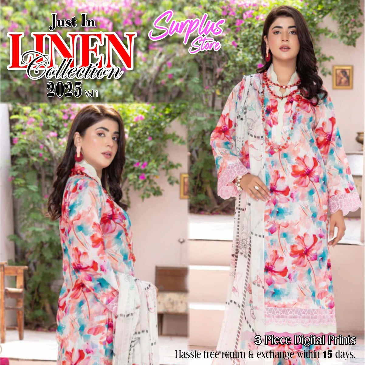 3 Piece Linen Suit Vol-1 (LND006-3P)
