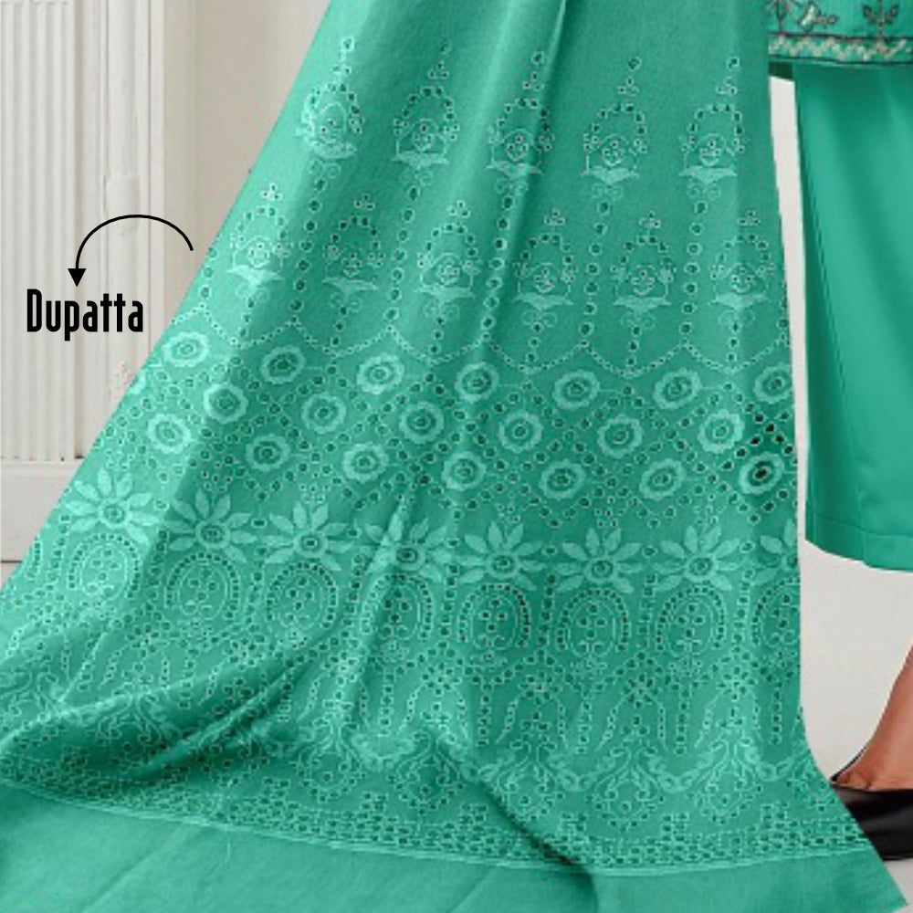 3 Piece Lawn Embroidered Suit (LNE1006-3P)