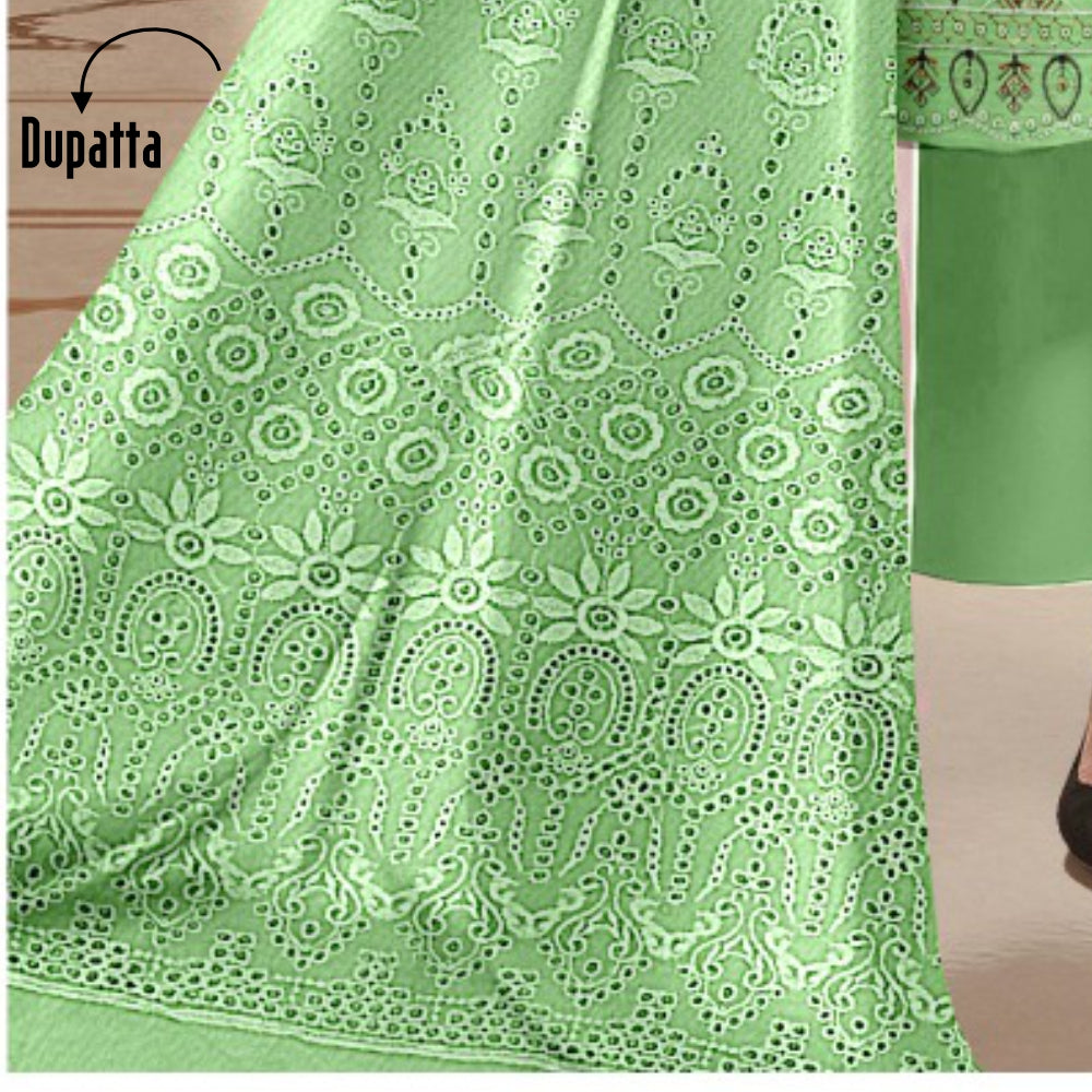 3 Piece Lawn Embroidered Suit (LNE1008-3P)