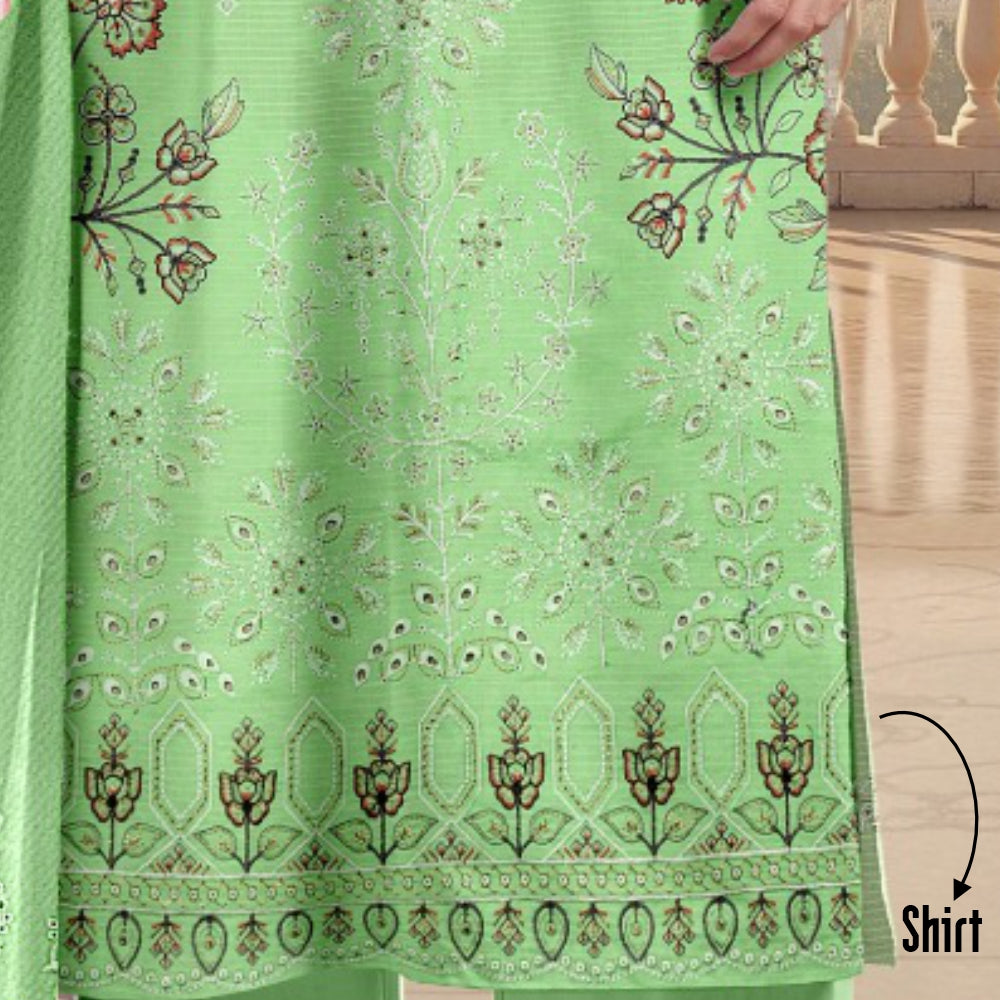 3 Piece Lawn Embroidered Suit (LNE1008-3P)