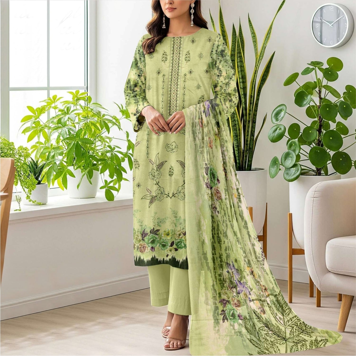 3 Piece Karandi Embroidered Suit (KRE003-3P)