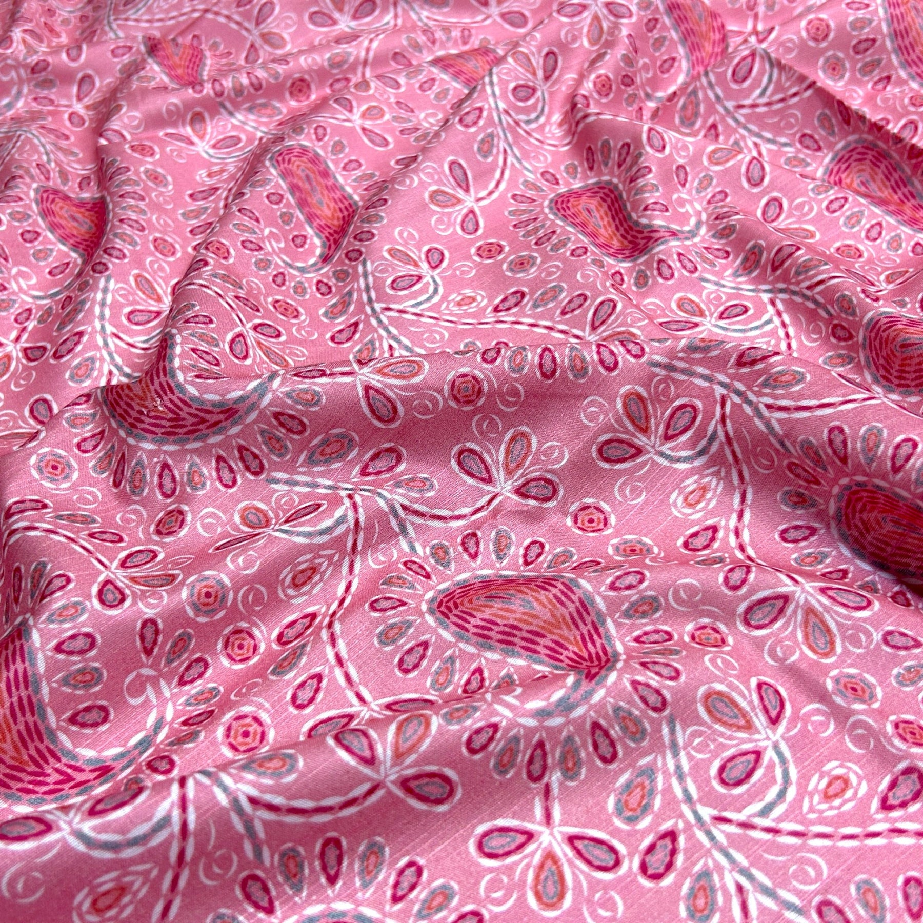 2 Piece Allover Slub Lawn Design Vol-3 (LD0022-2P)