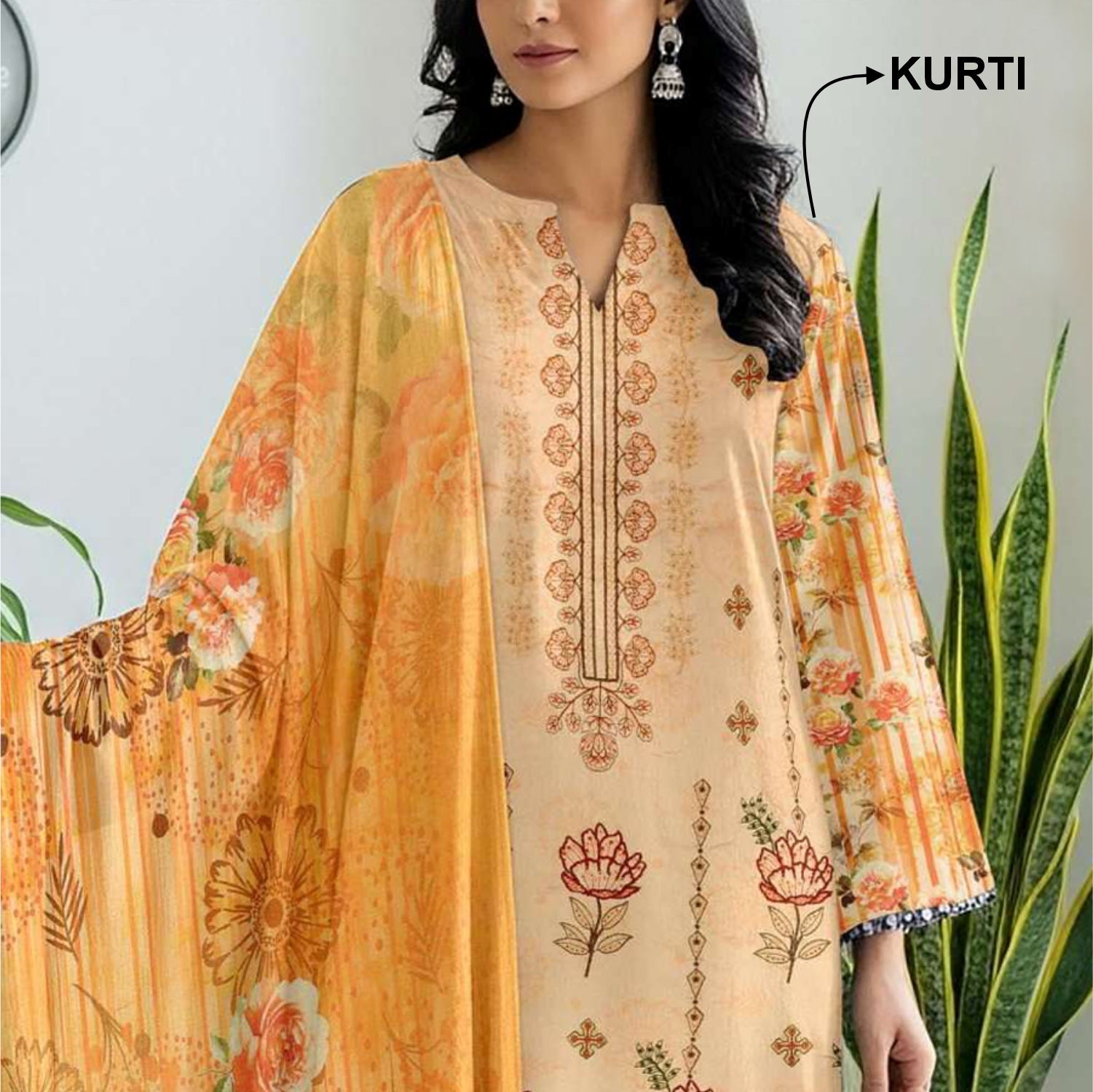 3 Piece Karandi Embroidered Suit (KRE001-3P)