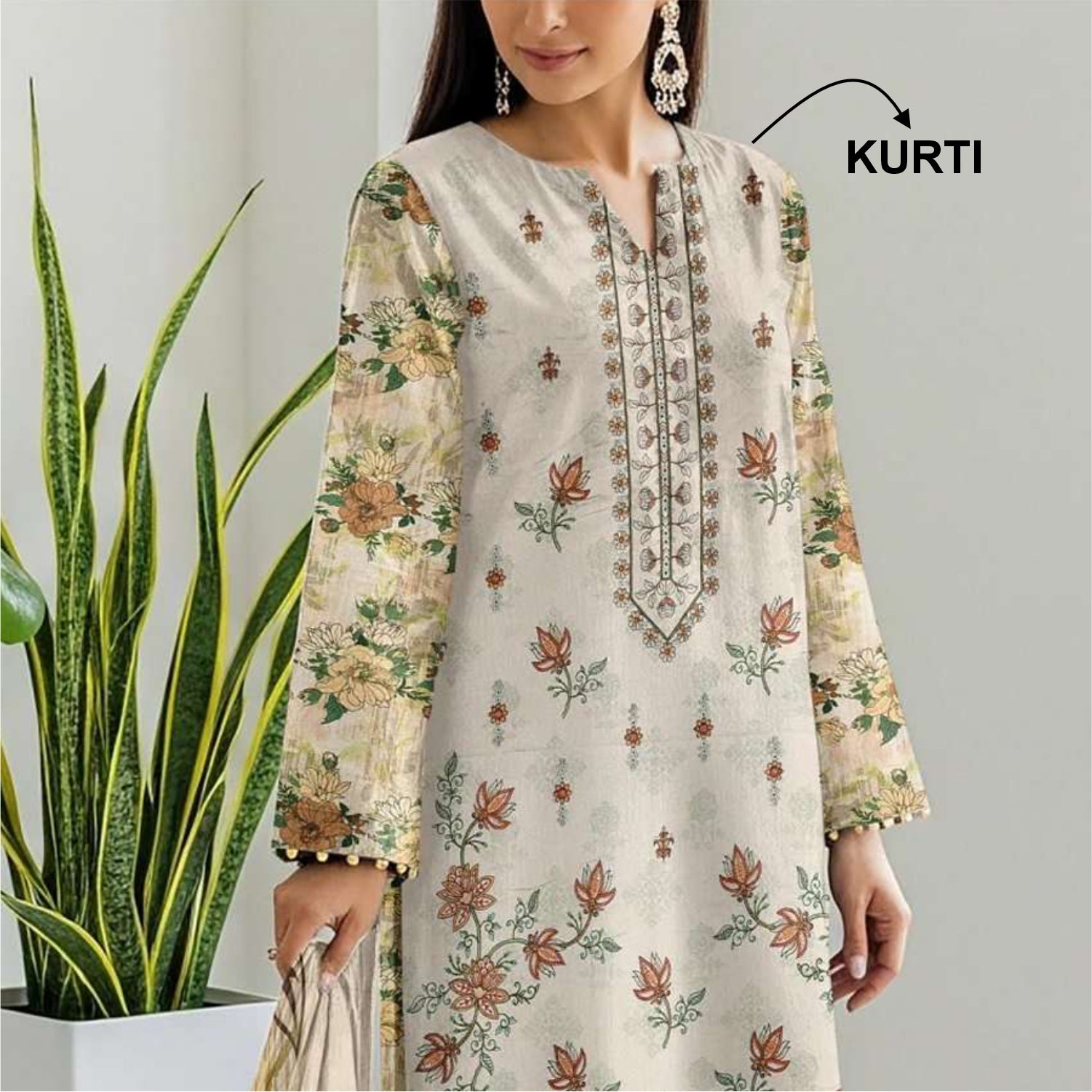 3 Piece Karandi Embroidered Suit (KRE004-3P)