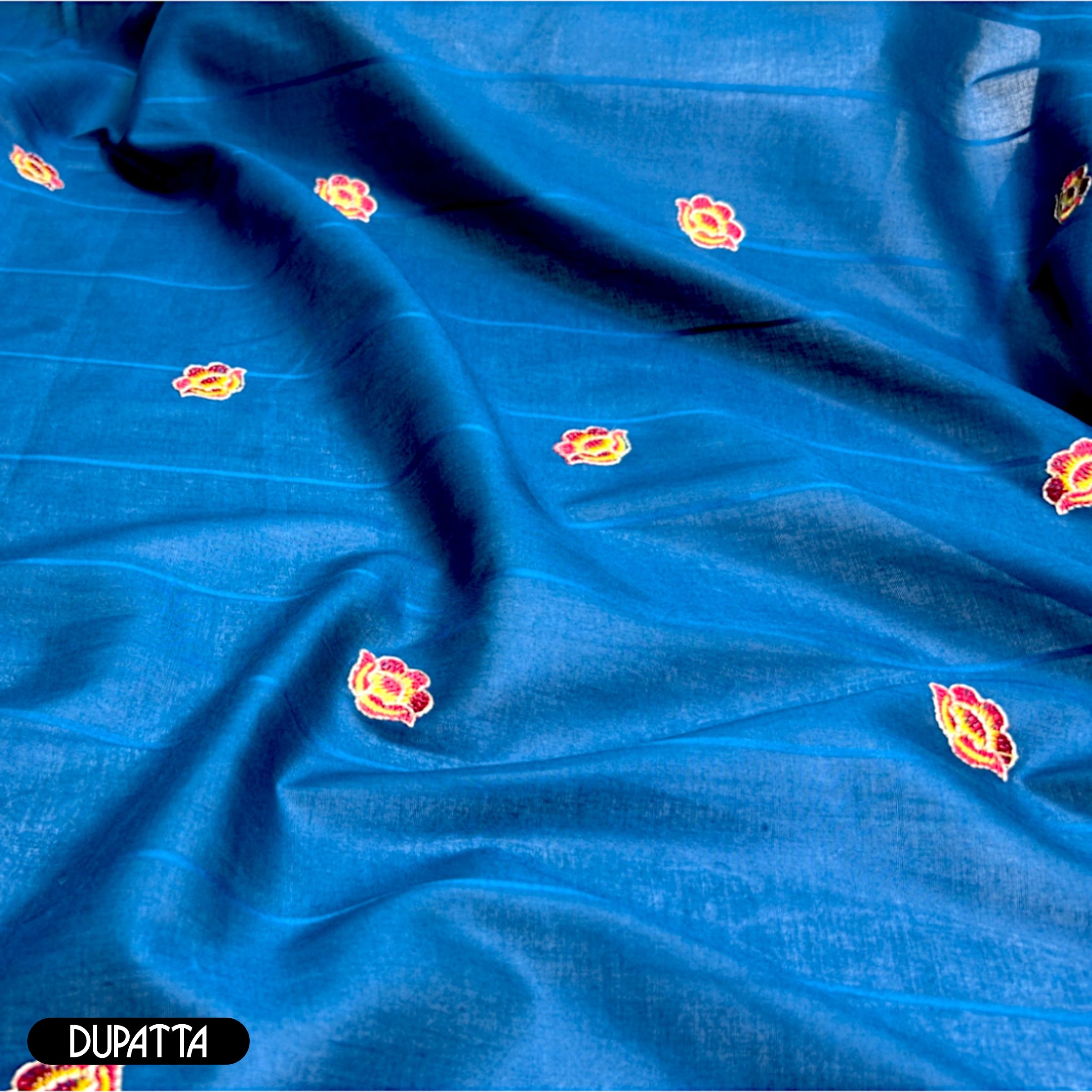 3 Piece Embroidered Unstitched Lawn Suit (LE008-3P)
