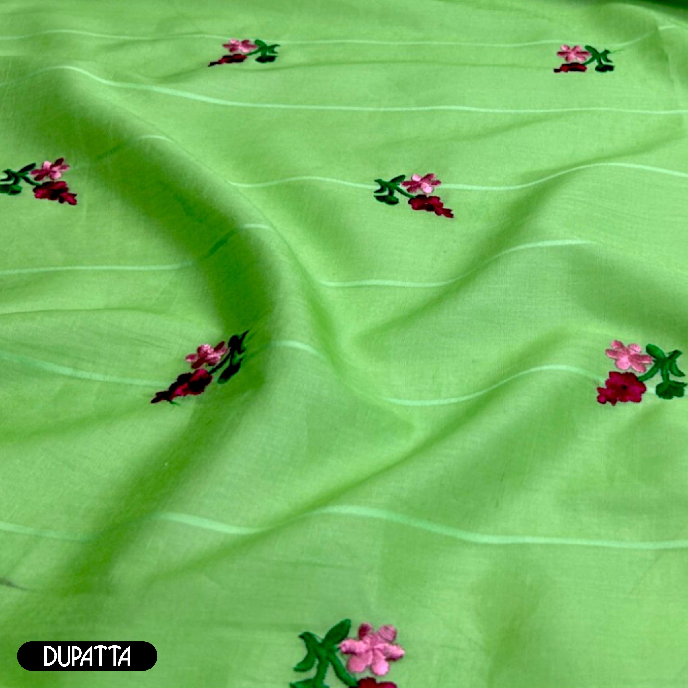 3 Piece Embroidered Unstitched Lawn Suit (LE012-3P)